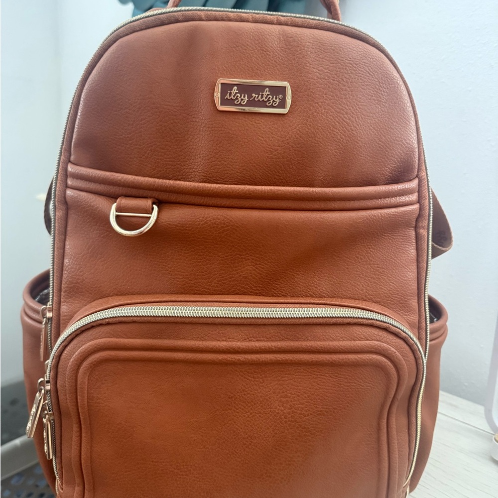 Itzy Ritzy Tan Backpack